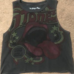 Rolling Stones Crop Tank